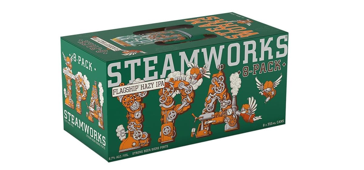 Steamworks IPA, 8 Can (8 x 355 ml Can)