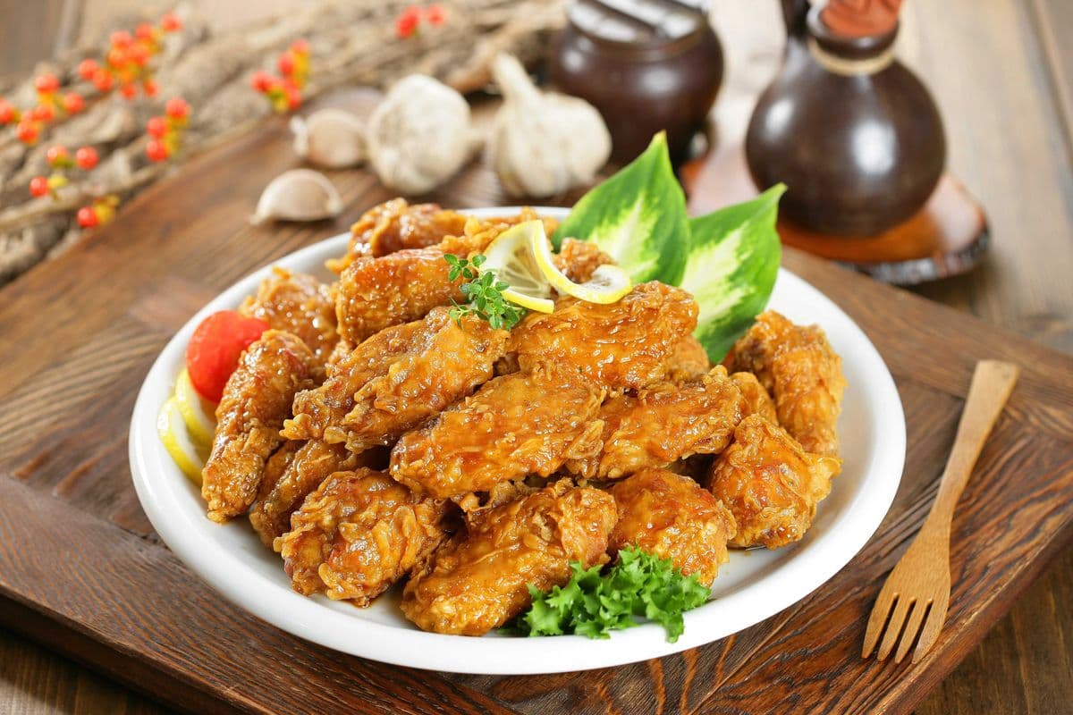 Soy Garlic Wing 🍗😋