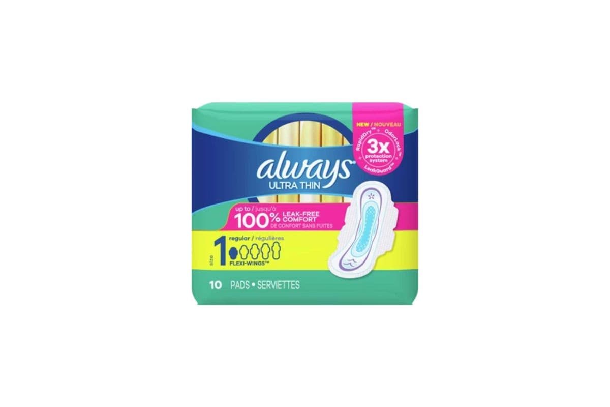 Always Ultra Thin Regular 10pads