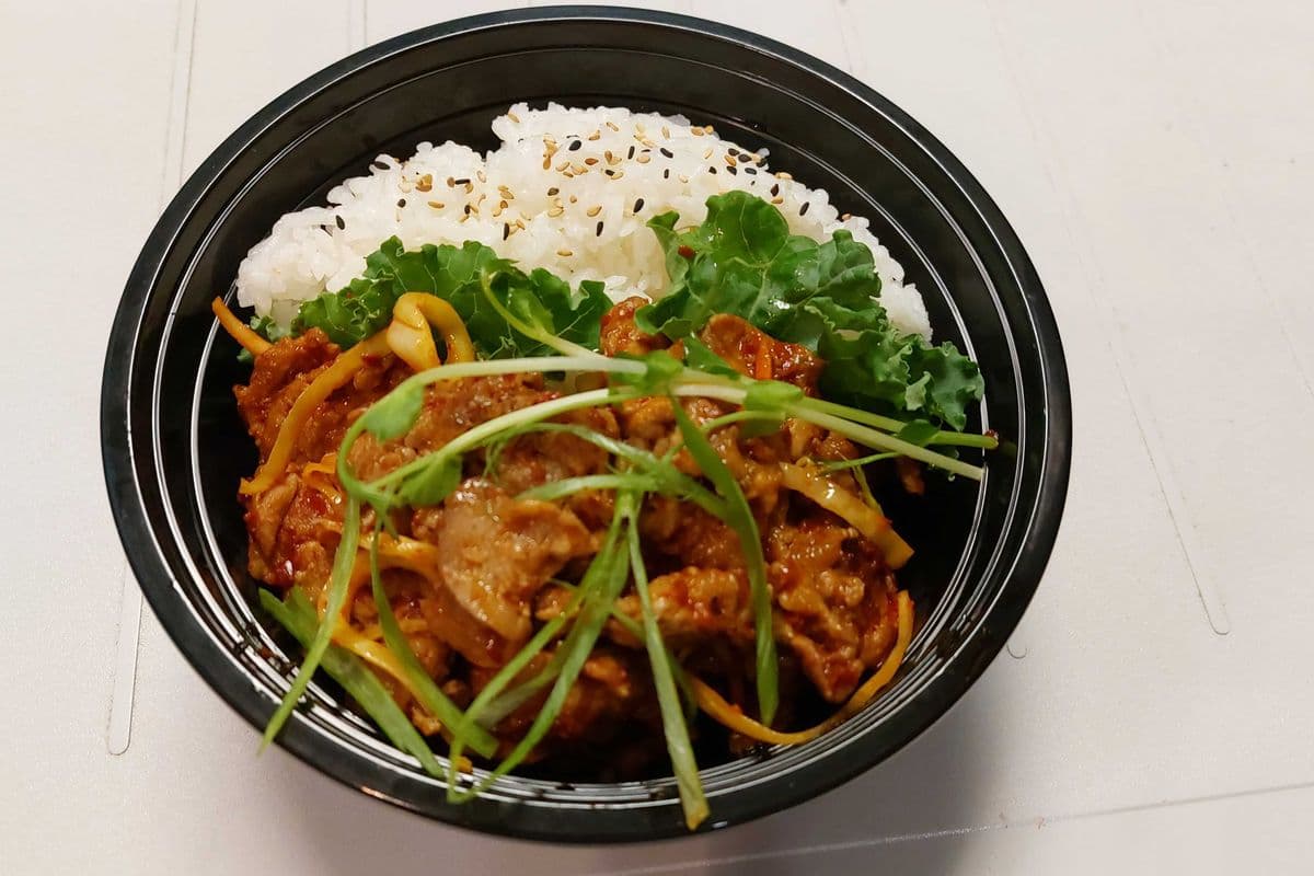 K1. Spicy Pork Cup-Bap