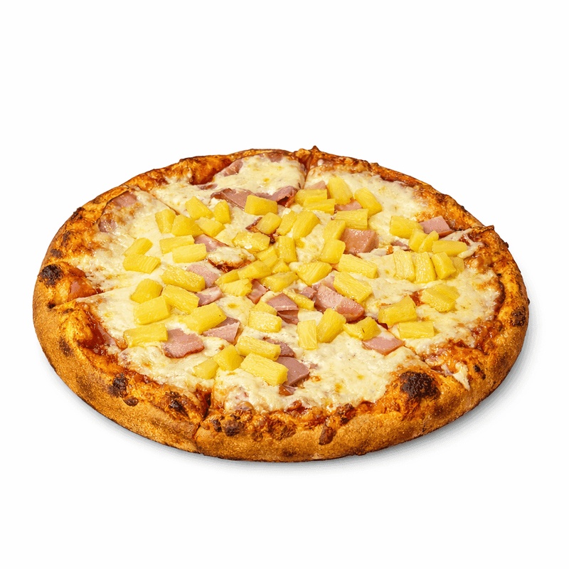 PIZZA GRANDE HAWAÏENNE / LARGE HAWAIIAN PIZZA