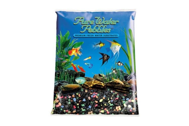 Nature's Ocean Pure Water Pebbles Black Beauty Aquarium Gravel (5 lbs)