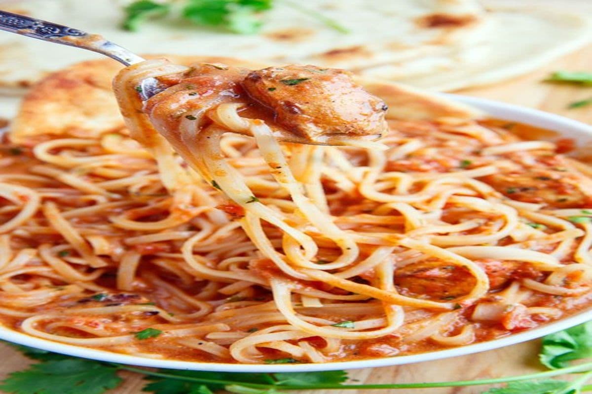 Butter Chicken Noodles