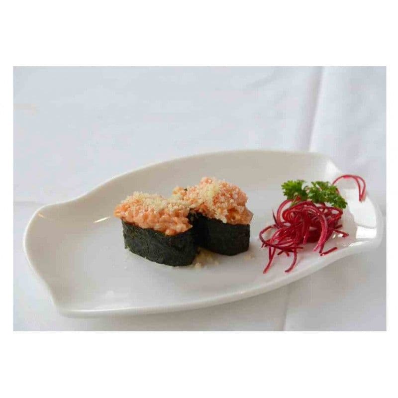 Spicy Salmon Sushi (2 pcs)