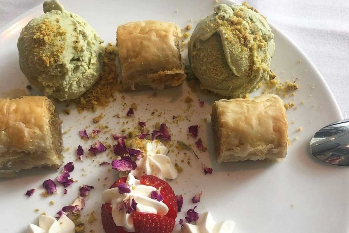 Ice Cream and Baklava
