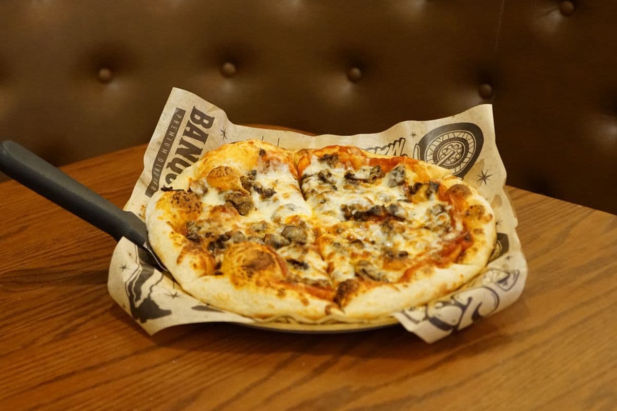 Pepperoni and Mushroom Pizza