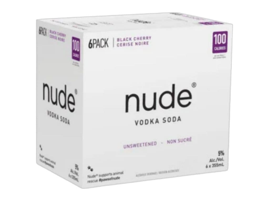 Nude Vodka Soda - Black Cherry 6pk