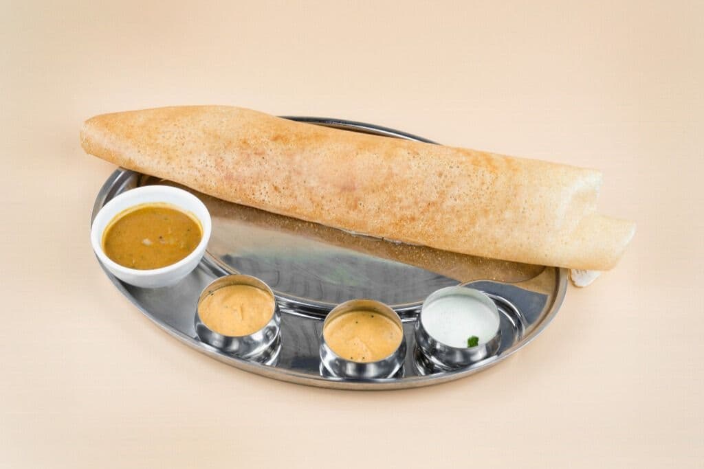 Butter Paneer Masala Dosa