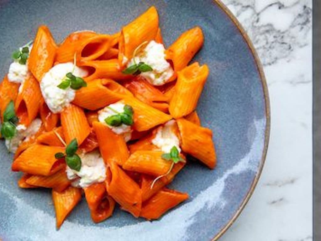 Spicy Vodka Rose Rigatoni