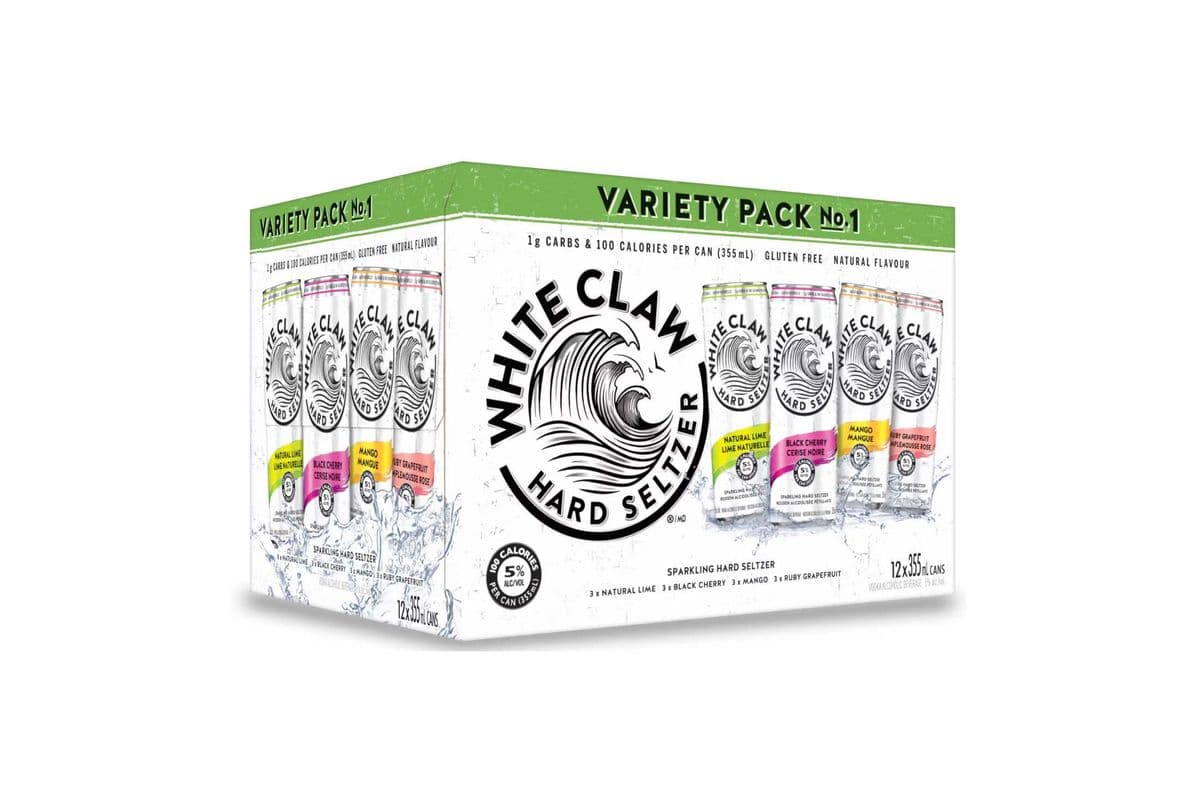 *White Claw Variety Pack No. 1 (12 cans) (12 x 355ML)