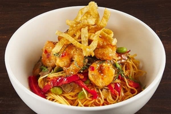 Crispy Shrimp Noodle Bowl