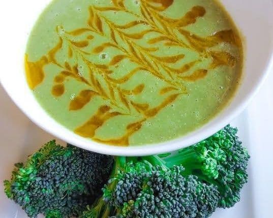Broccoli- Kale Spinach Soup
