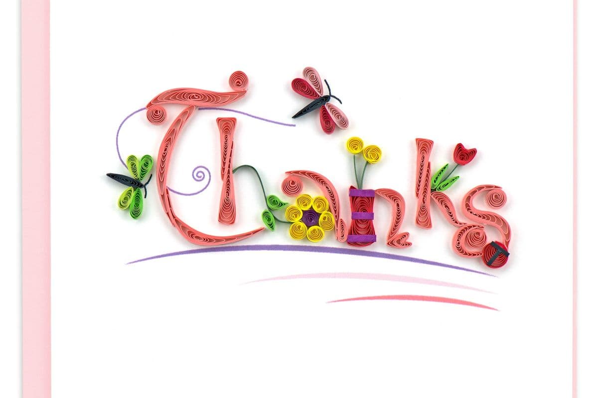Thanks Greeting Card TY003