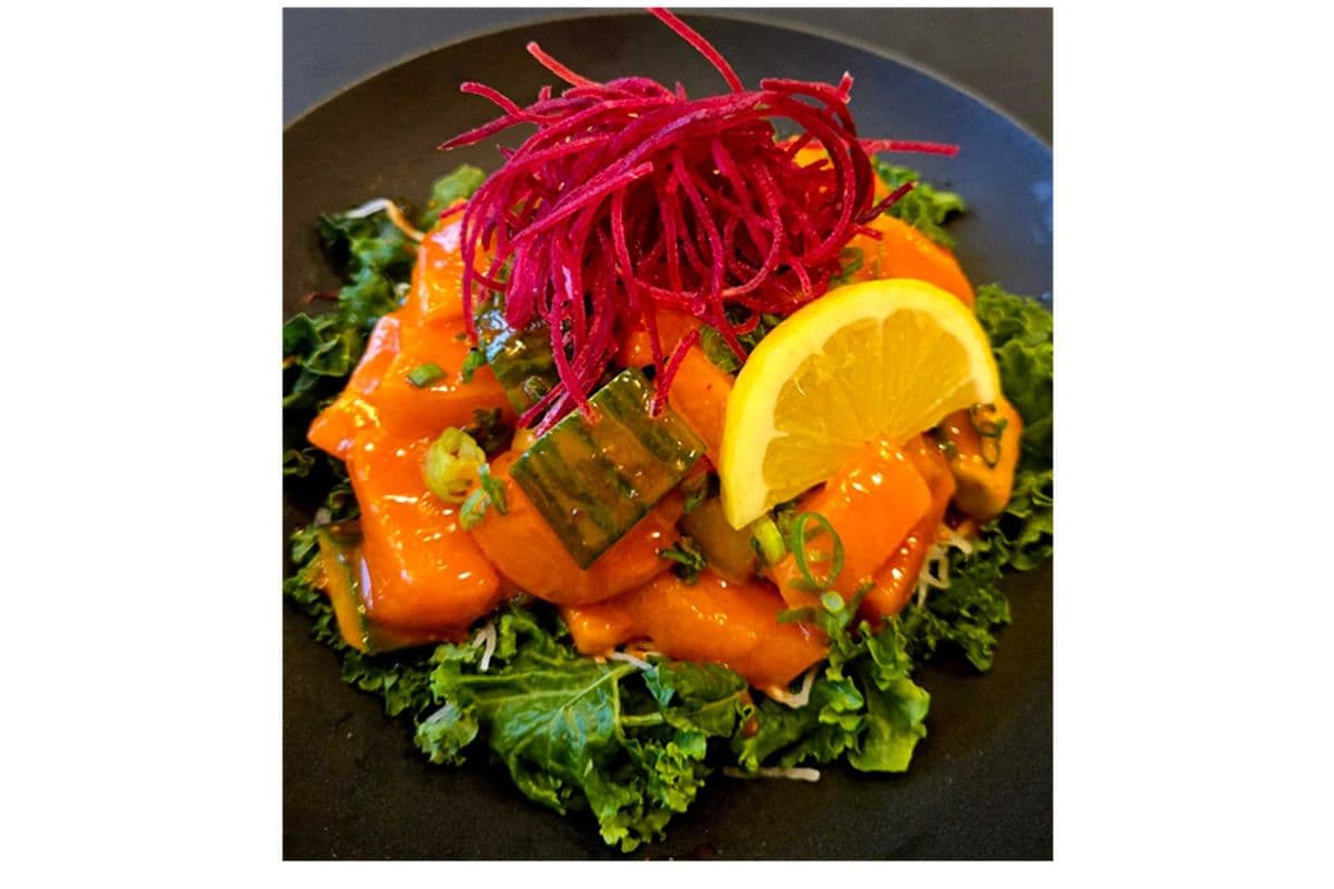 Spicy Salmon Sashimi (7PCS)