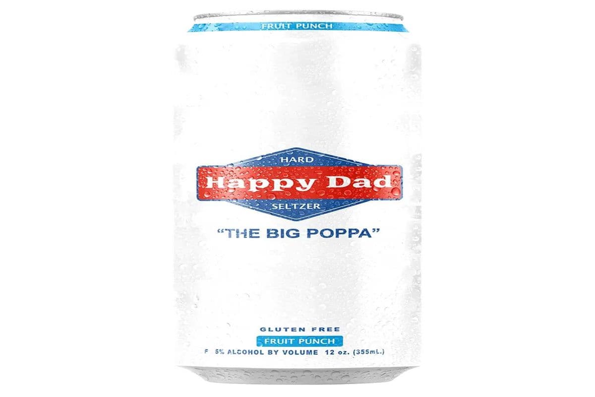 HAPPY DAD HARD SELTZER FRUIT PUNCH 4 CANS (NEW ITEM) (4 x 473 ML)
