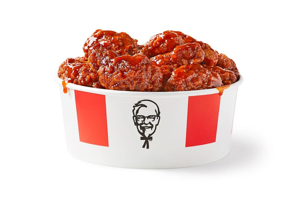 Zinger Drip Half Popcorn/Half Hot Wings Bucket