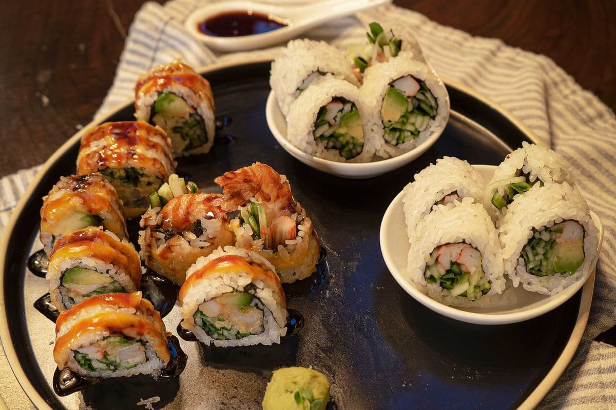 Spicy Salmon & Spicy California Roll
