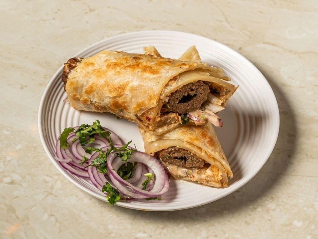 Beef Seekh Kabab Roll