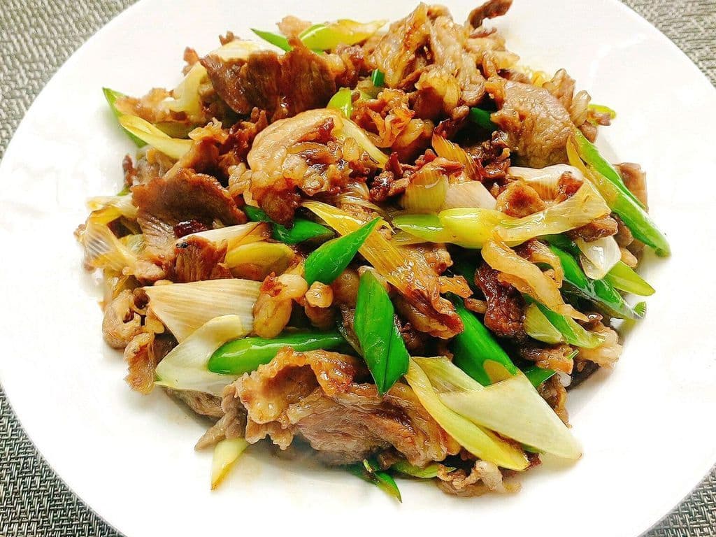 57.SF Sliced Lamb with Onion京葱羊肉片