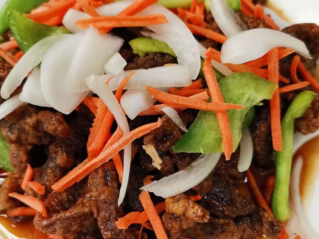 Shredded Ginger Beef In Hot Sauce - OO