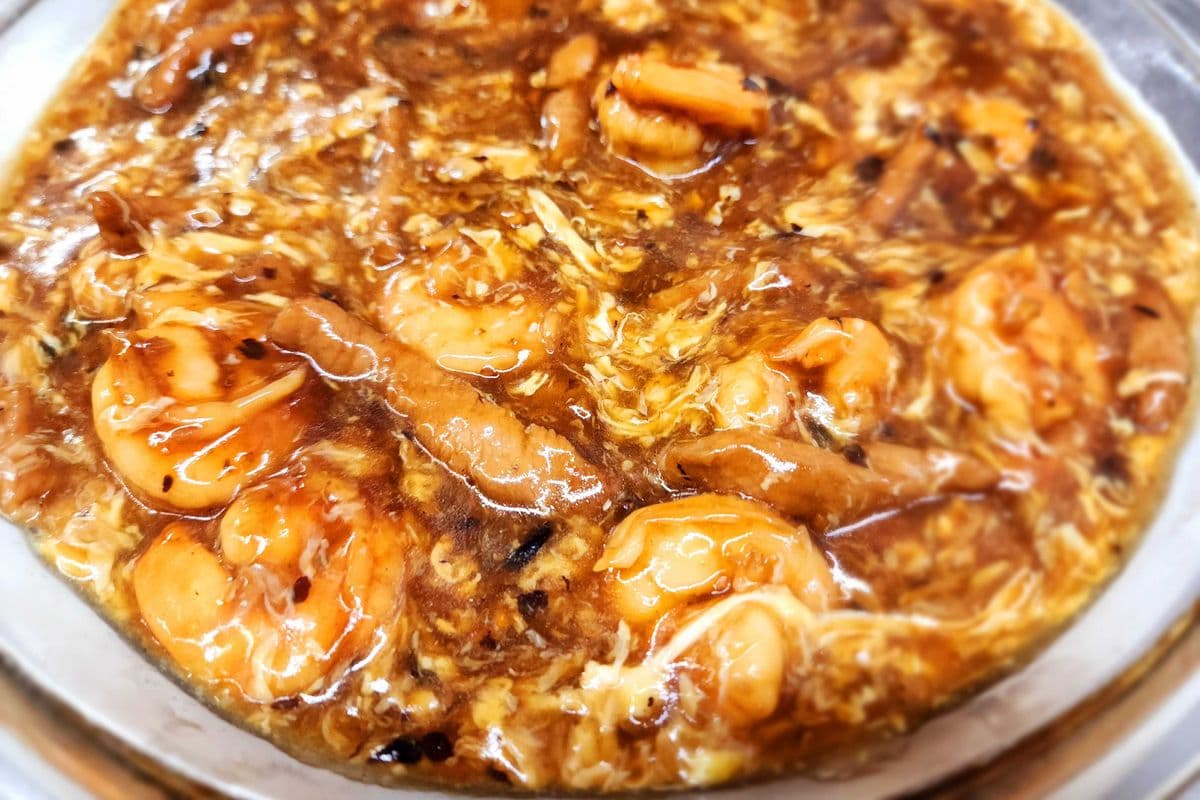 63. Shrimp with Lobster Sauce