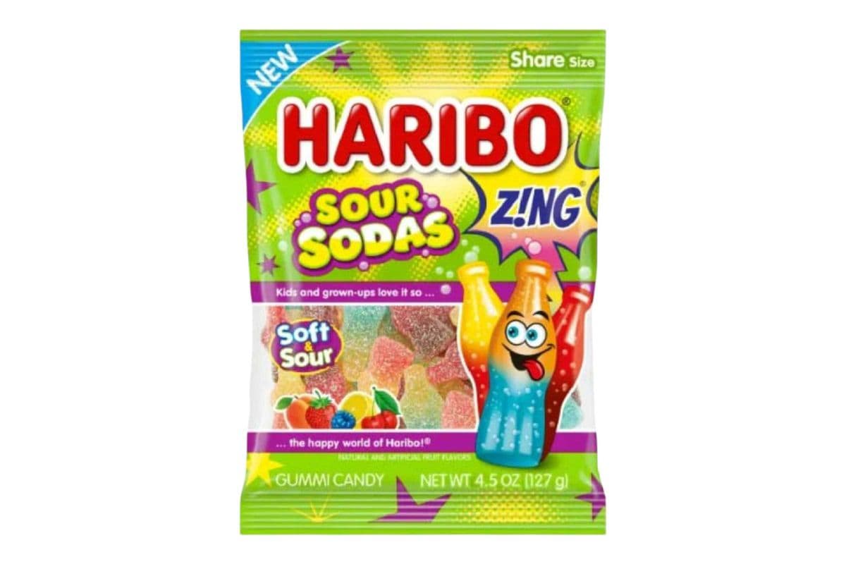 Haribo Sour Soda Zing (127g) (110 Cal)