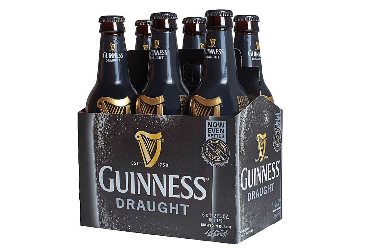 Guinness Draught (6 x 341 ml Bottles)