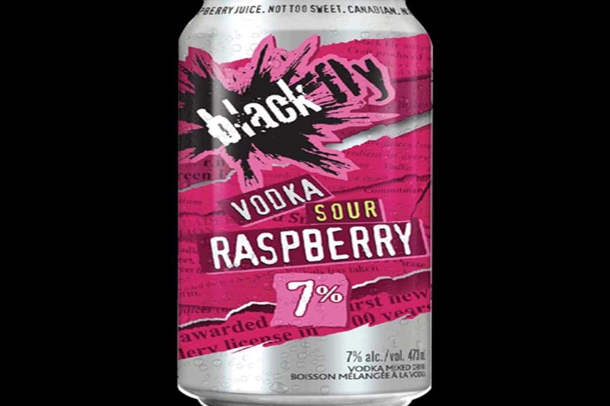 BLACK FLY VODKA SOUR RASPBERRY (1 x 473ML)