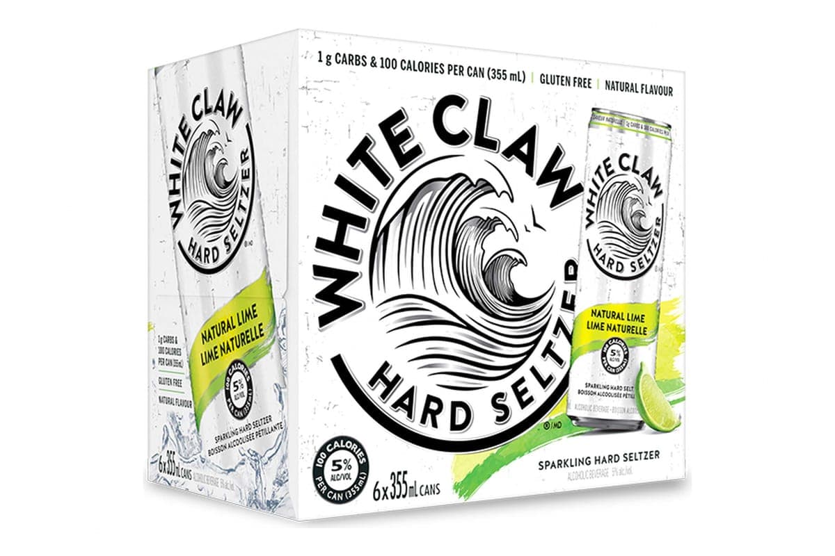 White Claw Natural Lime (6 Cans) (6 x 355 ml)