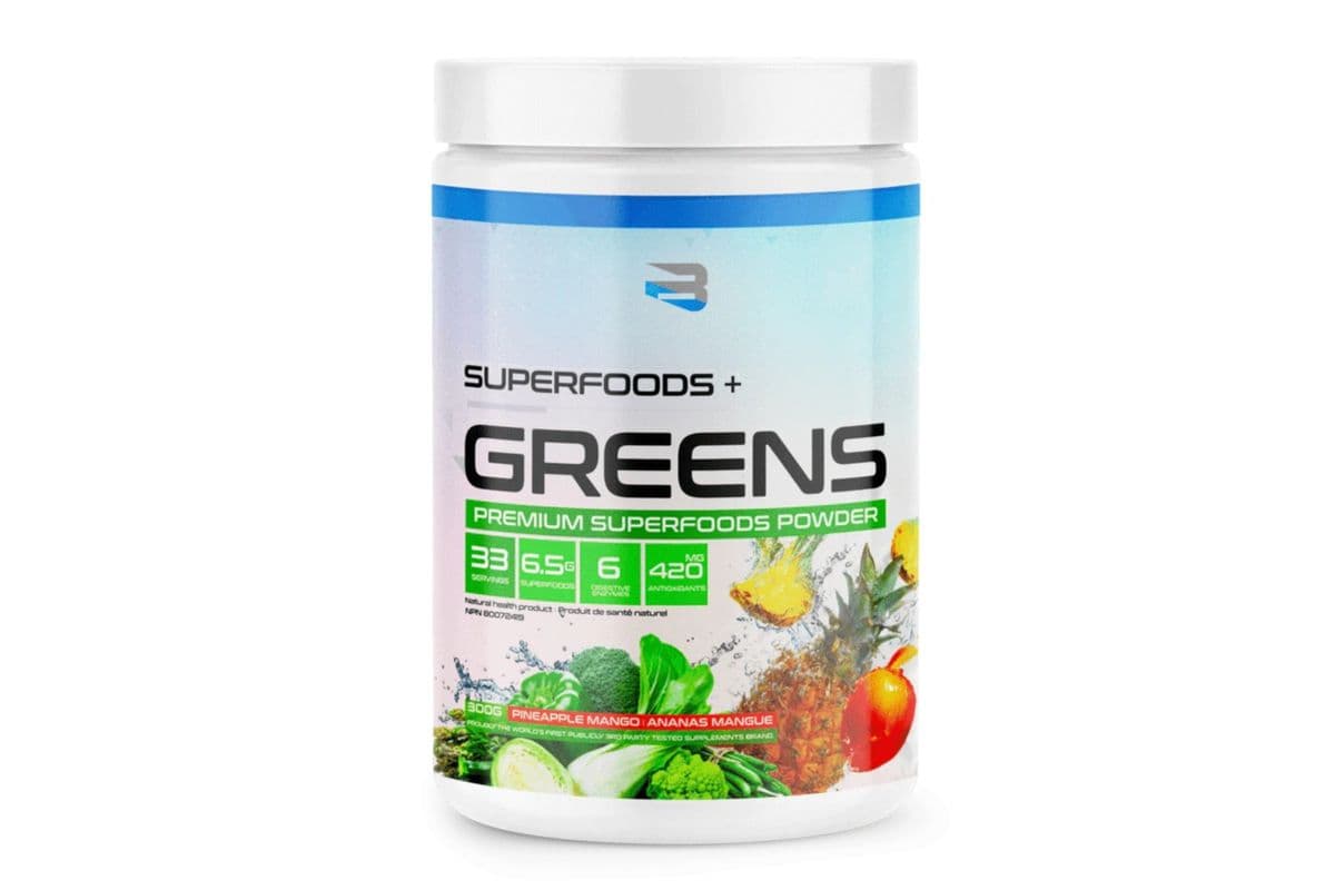 Believe Greens Pineapple Mango (30 Servings)