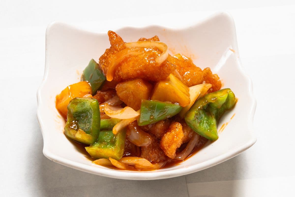 Fish Nuggets with Sweet-and-Sour Sauce