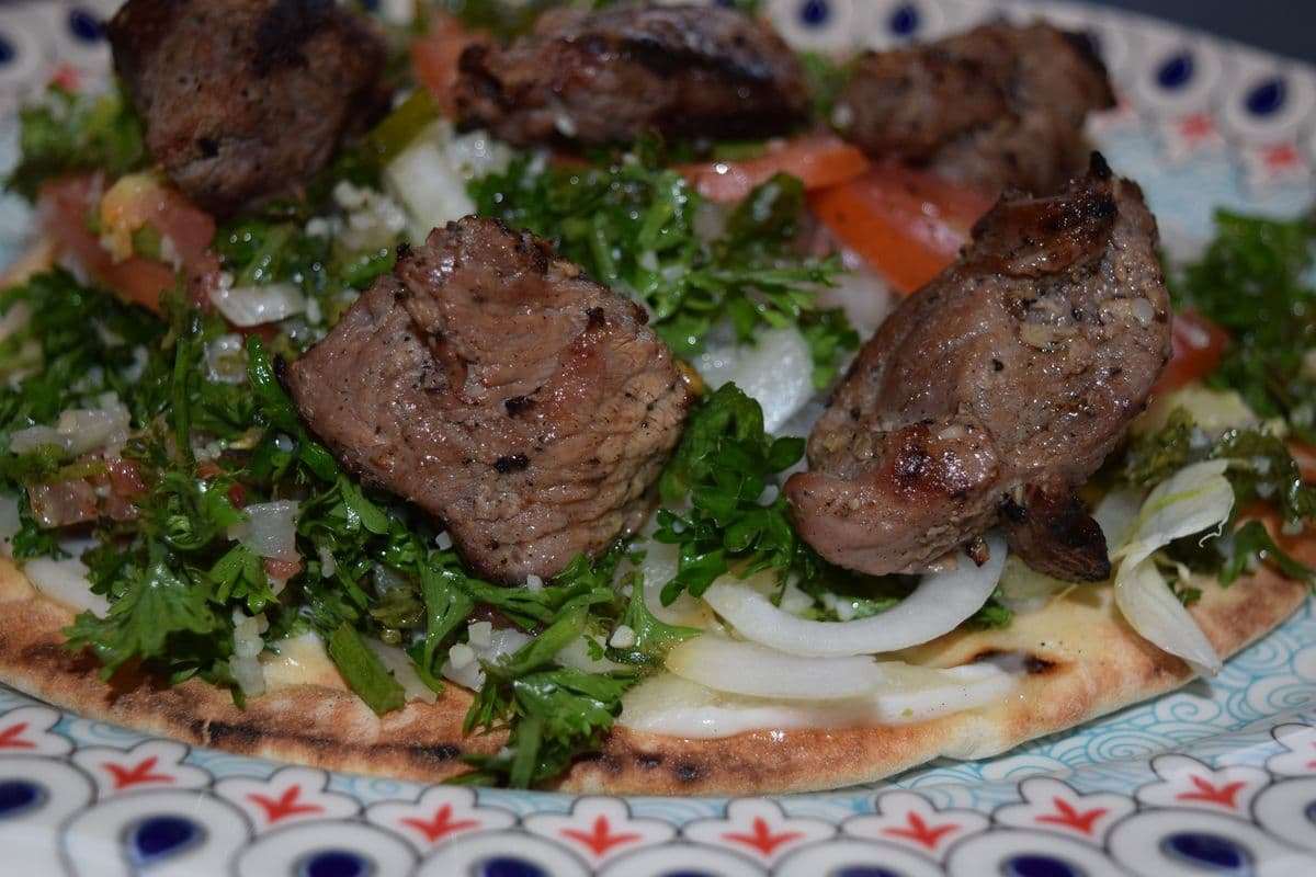 Lamb Shish Kebab Pita