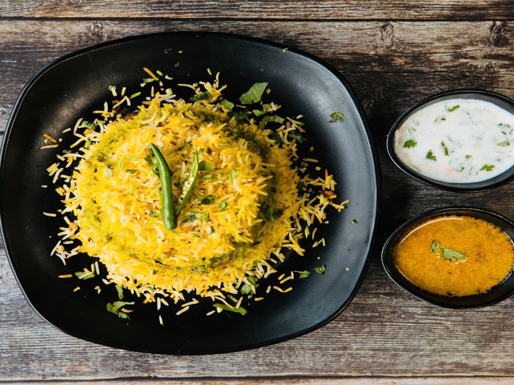 Green Mirchi Paneer Biryani