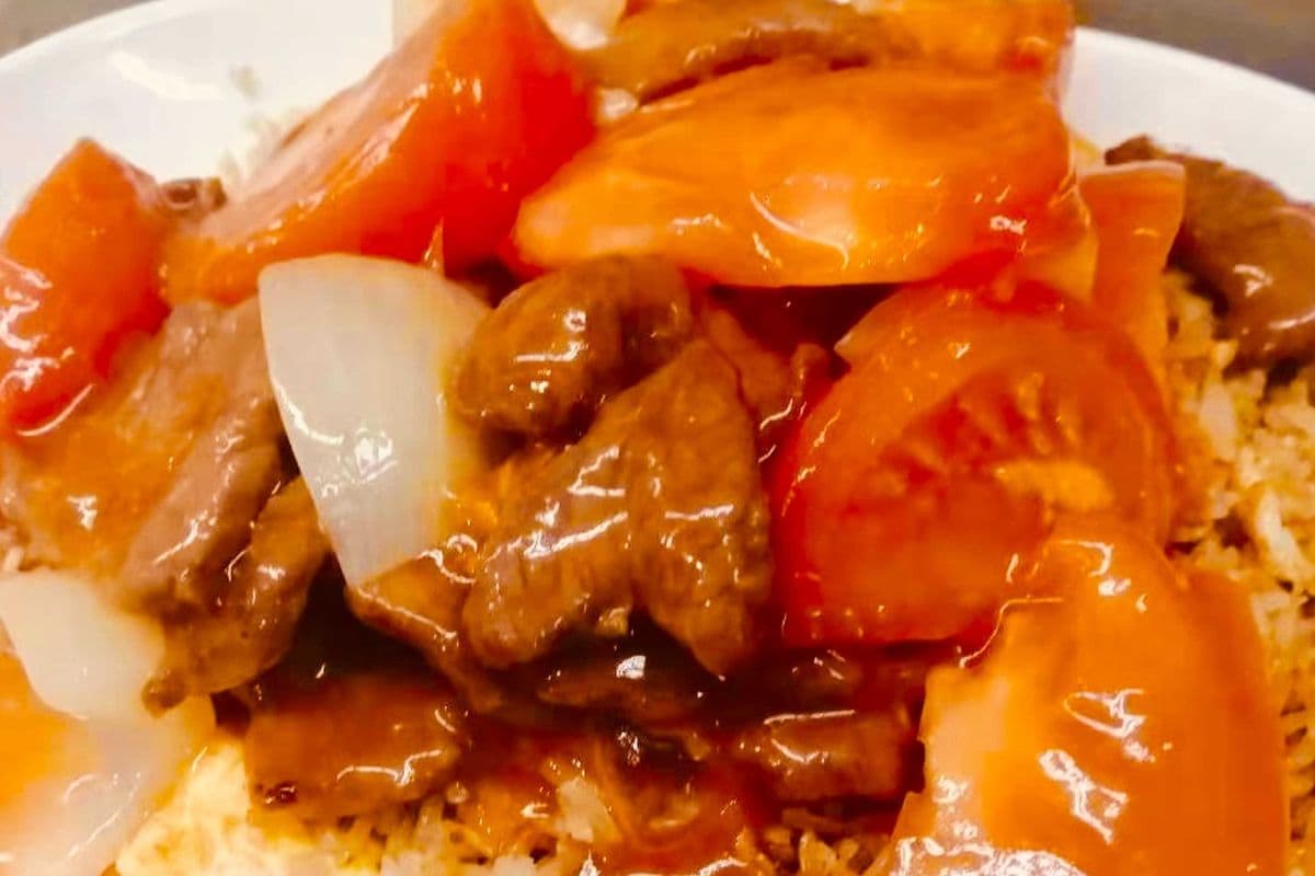 68b. Beef Tomato Fried Rice (番茄牛肉炒飯)