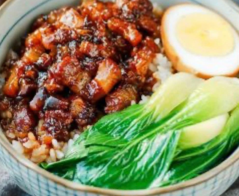 Braised Pork Rice 卤肉饭 送可乐
