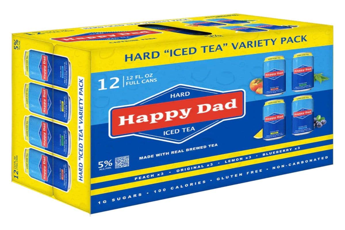 HAPPY DAD HARD ICED TEA VARIETY PACK 12X355ML (1 x 355ML)