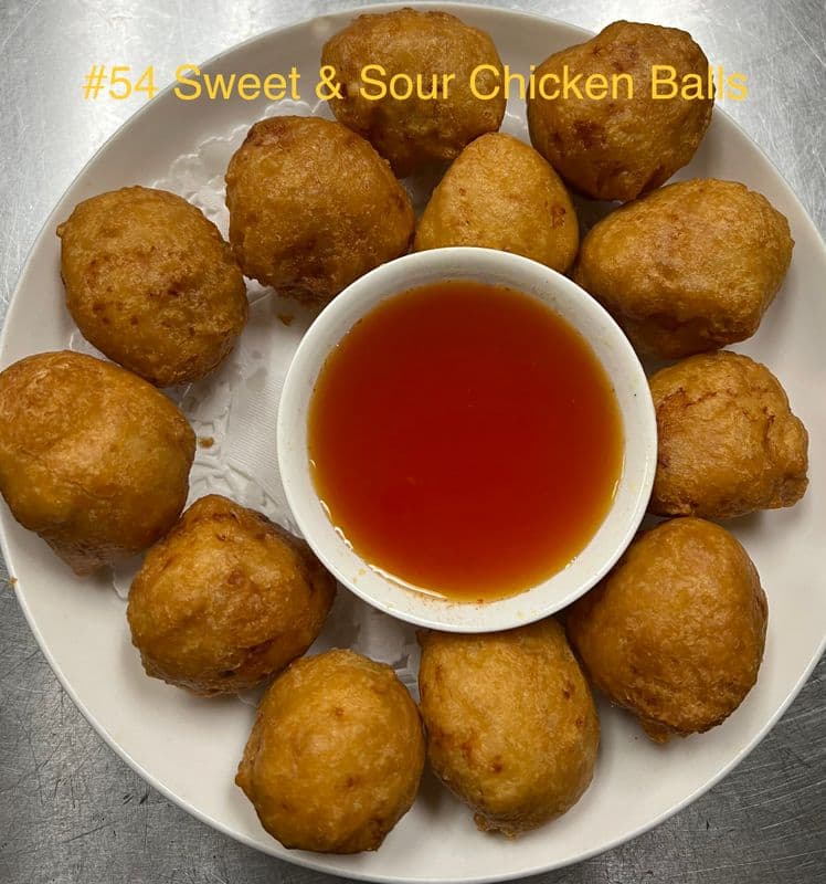 54. Sweet-and-Sour Chicken Balls