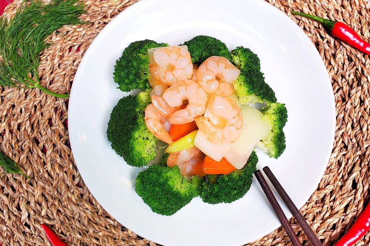 Shrimp with Broccoli