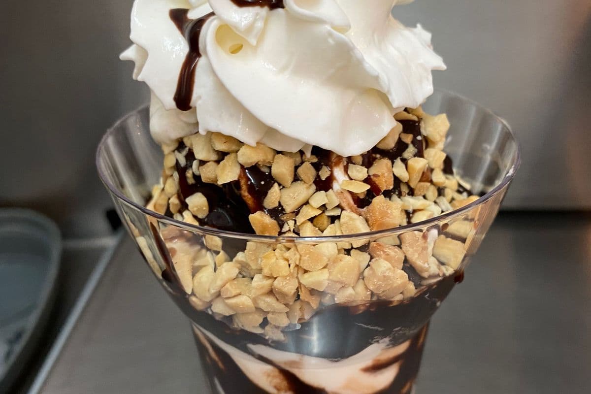 Peanut and Chocolate Parfait