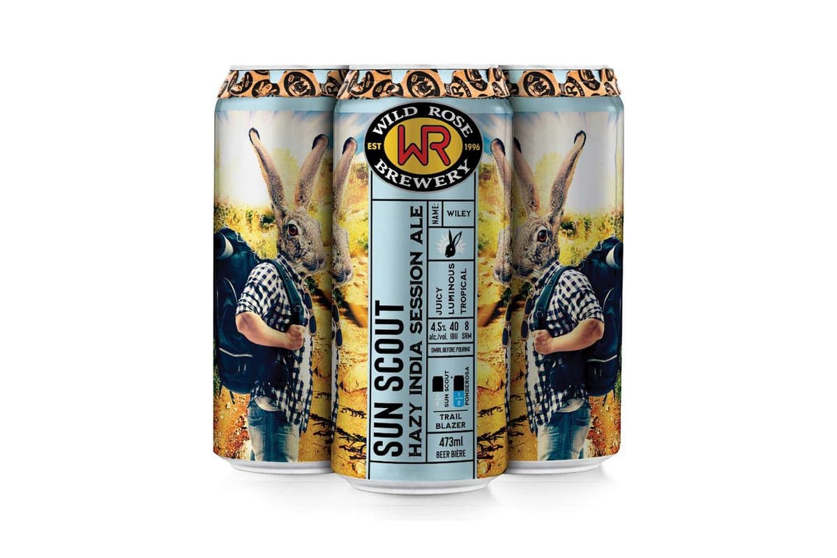 Wild Rose Sun Scout Hazy (4 x 473 ml Cans)