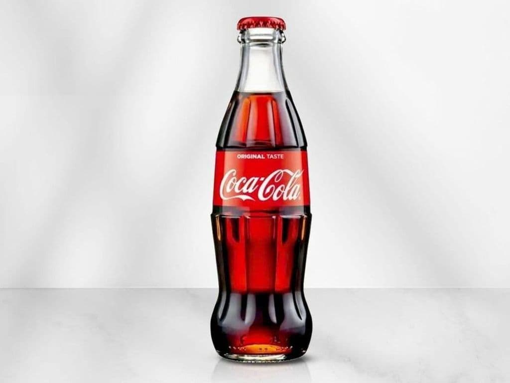 Coke Glass Bottle with Cane Sugar