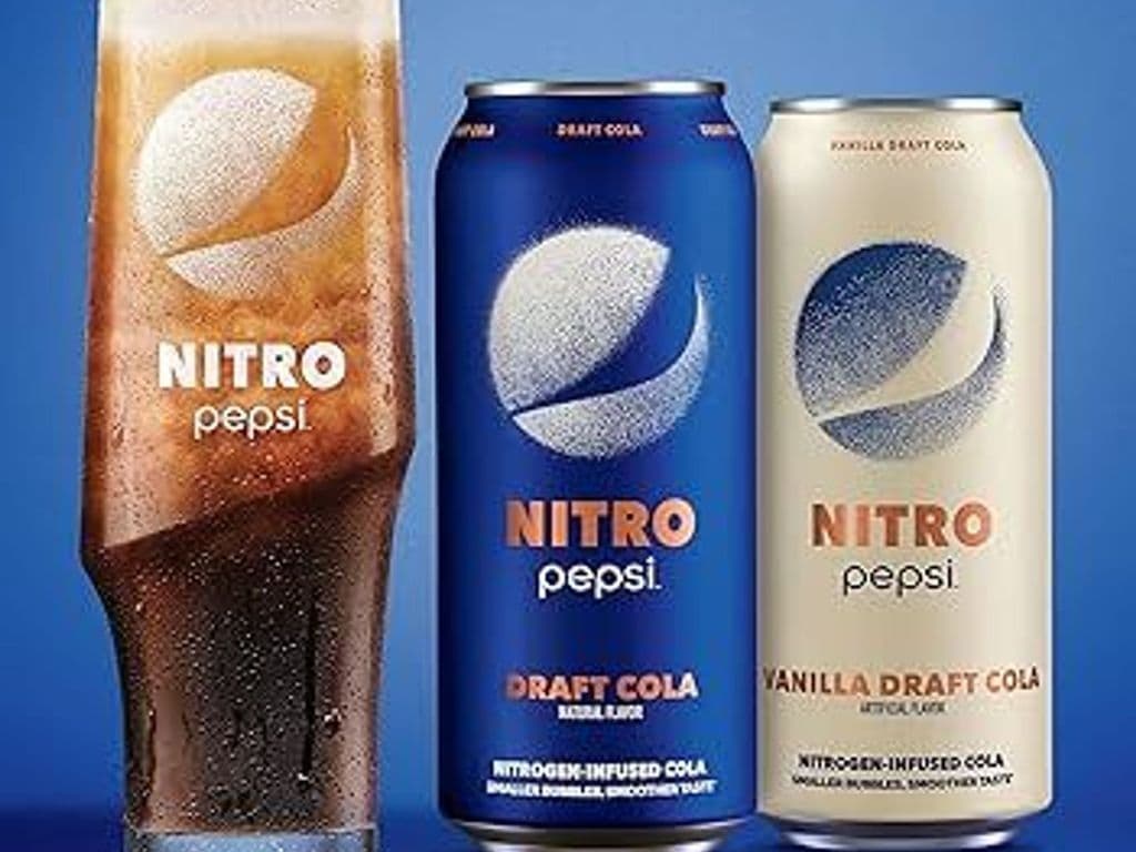 Nitro Pepsi Draft Cola's (404ml)