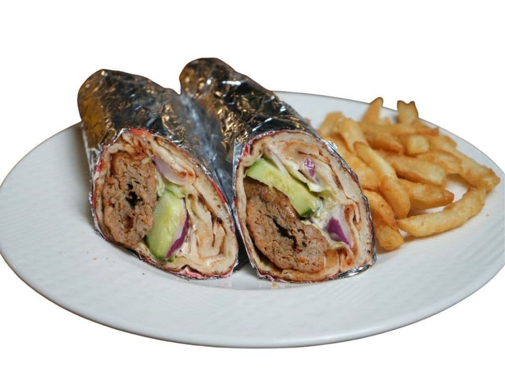Wrap - Chicken Kabab With Fries