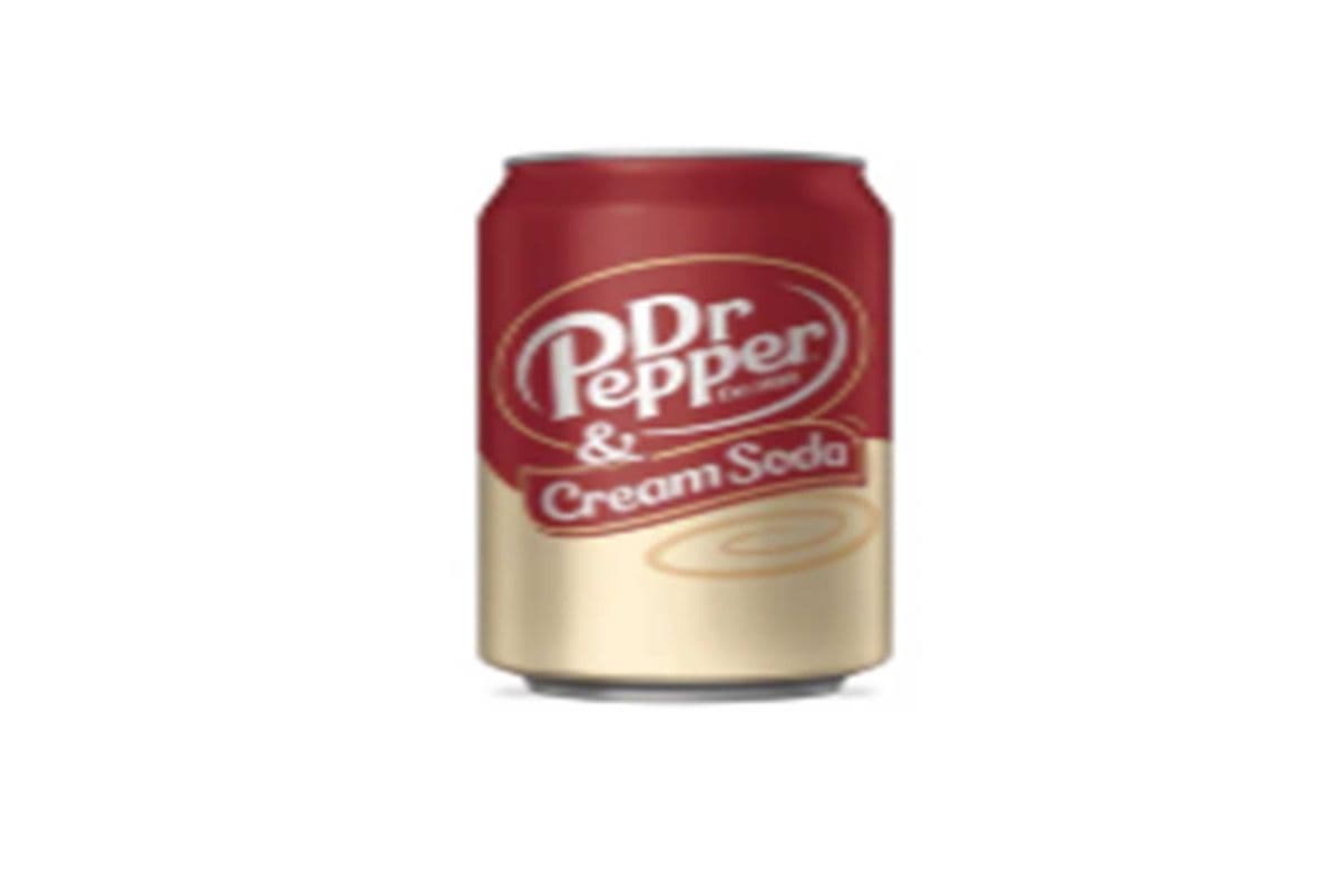 Dr pepper cream soda (355ml) (150 Cal)