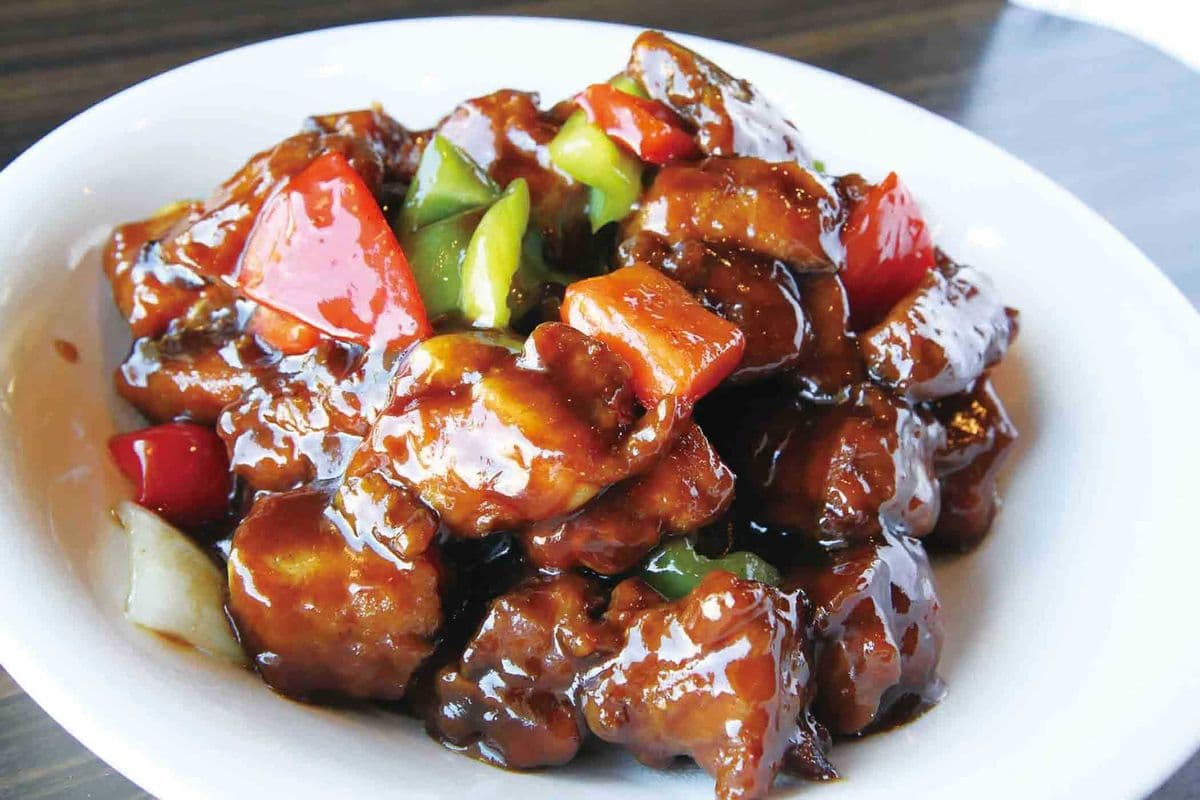 Sweet and Sour Spareribs with Bell Peppers and Onion 糖醋排骨