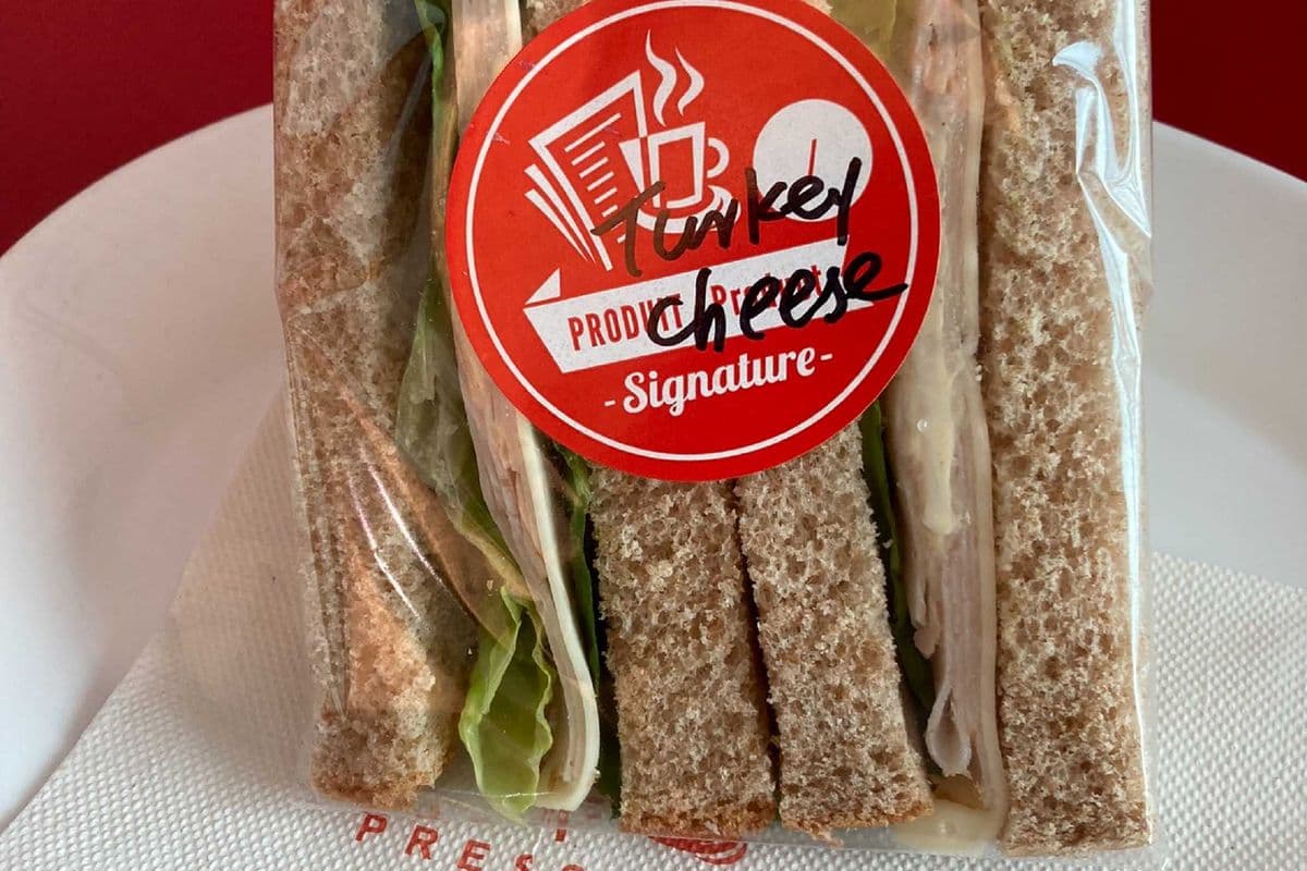 Turkey and Cheese Sandwich
