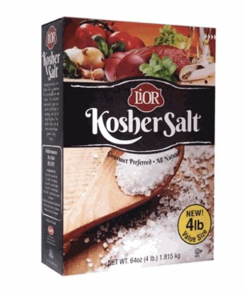 Lior Kosher Salt 4lb