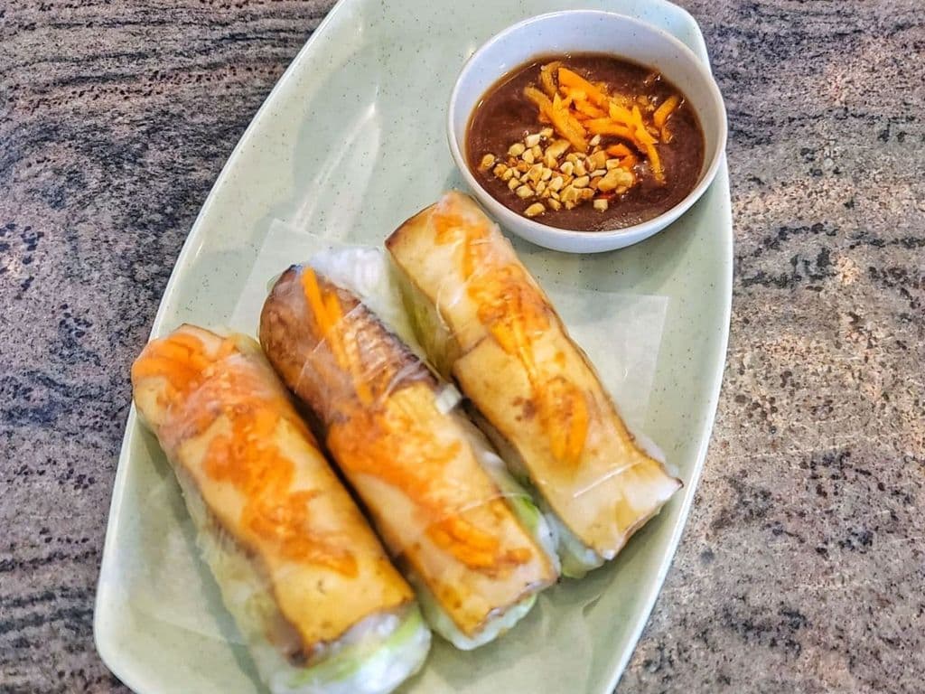 26. Tofu Salad Rolls