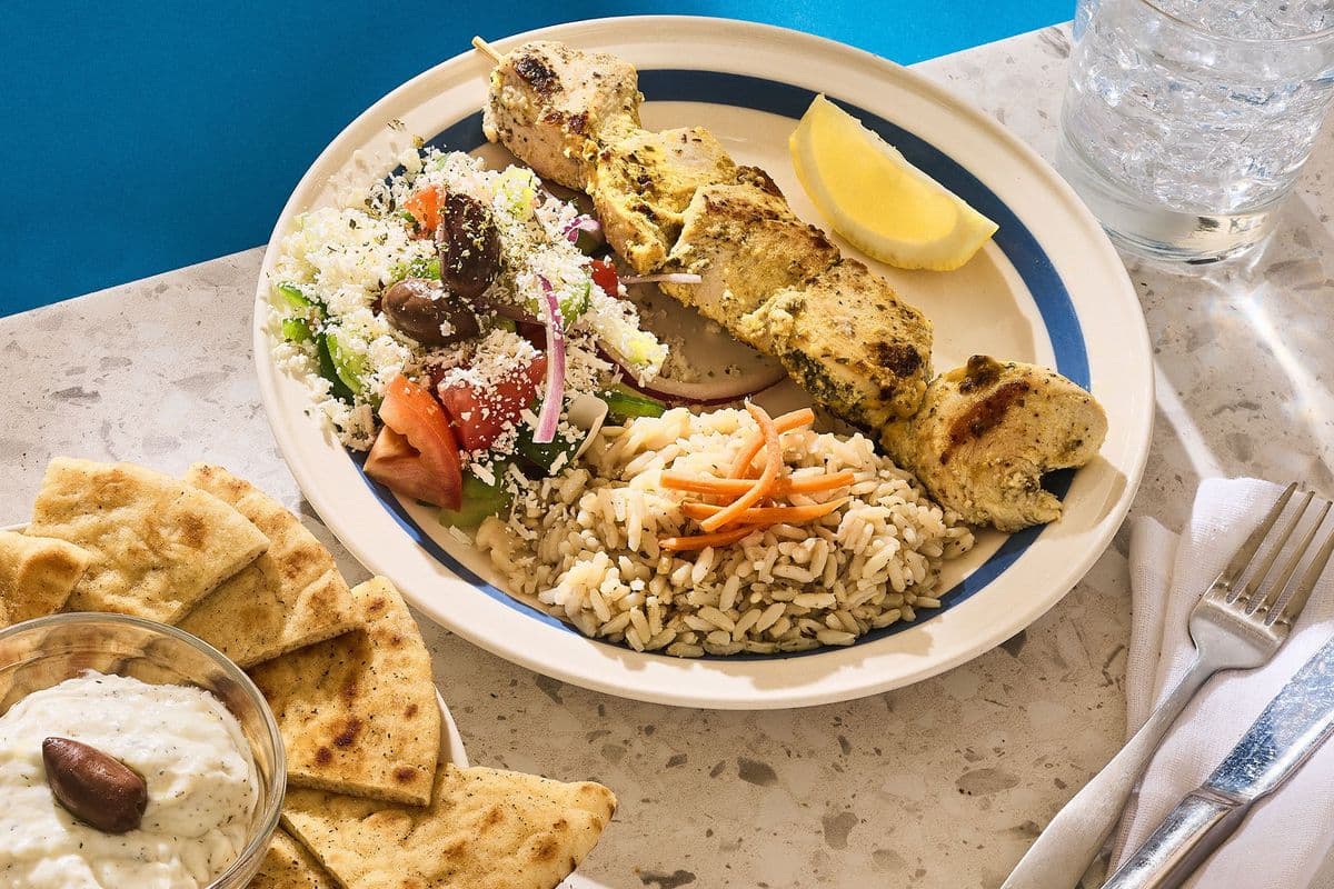 Souvlaki Skewer Meal Box