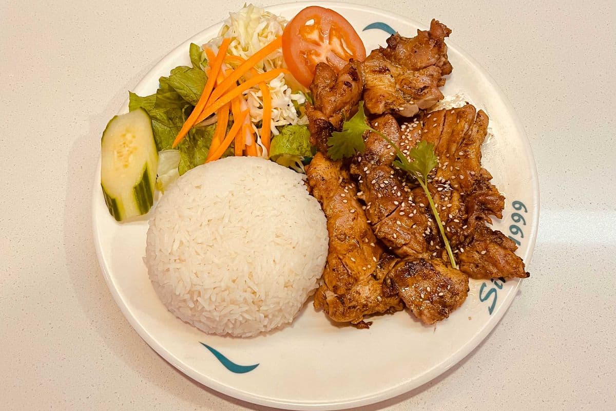 60. Grilled Lemongrass Chicken on Rice